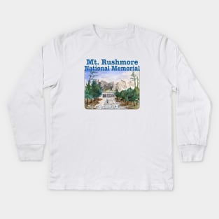 Mt. Rushmore National Memorial, South Dakota Kids Long Sleeve T-Shirt